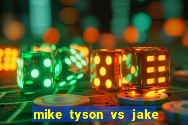 mike tyson vs jake paul assistir online